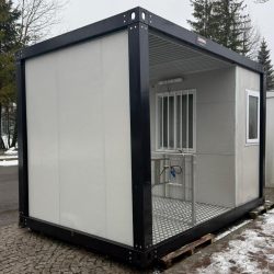 Kontener 4mx2,6m Z Częścią Przelotową Pod Bramki