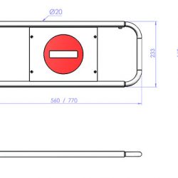 Bramka Zakupowa Uchylna Sklepowa Cp108 03 2